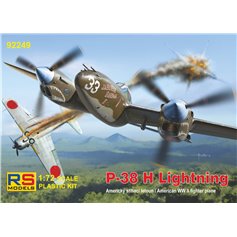 RS Models 1:72 Lockheed P-38H Lightning - AMERICAN WWII FIGHTER PLANE