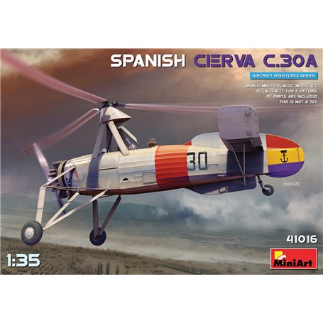 Mini Art 41016 Spanish Cierva C.30A