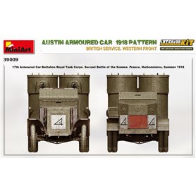 Mini Art 1:35 Austin A.C. 1918 Pattern - BRITISH SERVICE - INTERIOR KIT