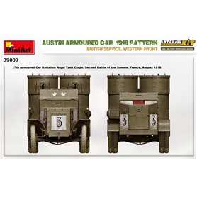 Mini Art 1:35 Austin A.C. 1918 Pattern - BRITISH SERVICE - INTERIOR KIT