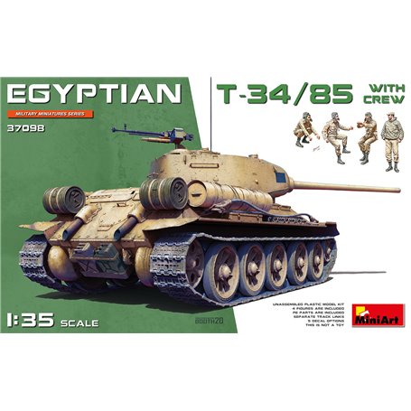 MIni Art 37098 Egyptian T-34/85 w/crew