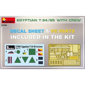 MIni Art 37098 Egyptian T-34/85 w/crew