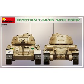 MIni Art 37098 Egyptian T-34/85 w/crew