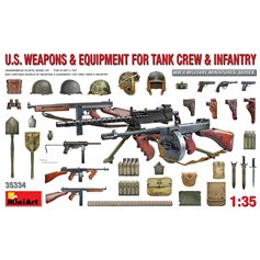 Mini Art 1:35 US WEAPONS AND EQIPMENT FOR TANK CREW AND INFANTRY