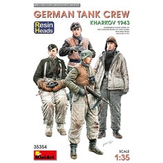 Mini Art 1:35 GERMAN TANK CREW - KHARKOV 1943 - RESIN HEADS