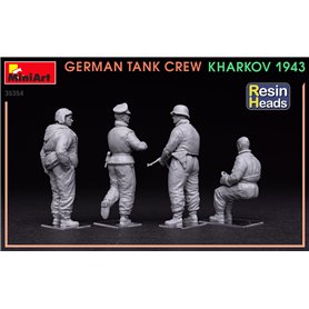 Mini Art 1:35 GERMAN TANK CREW - KHARKOV 1943 - RESIN HEADS