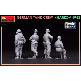 Mini Art 1:35 GERMAN TANK CREW - KHARKOV 1943 - RESIN HEADS