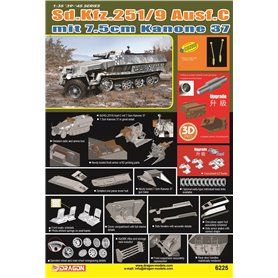 Dragon 1:35 SD.KFZ.251/9 AUSF.C