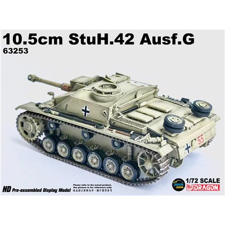 Dragon 1:72 10.5cm StuH.42 AUSF.G Pz.Reg.HG