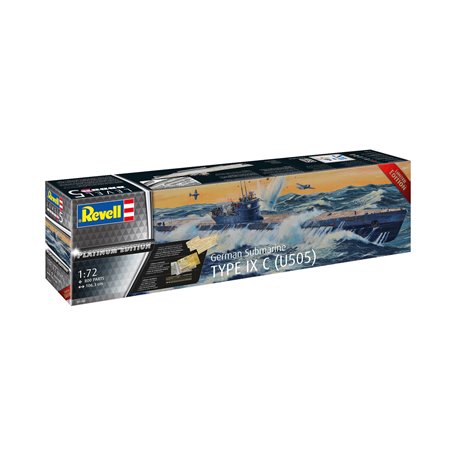 Revell 05180 1/72 Type IX C (U505) "Platinum Edition"