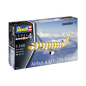 Revell 1:144 Airbus A321-200 Condor - MODEL SET - z farbami