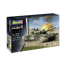 Revell 1:72 T-72 M1 - MODEL SET - z farbami