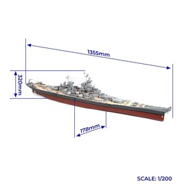 OcCre 1:200 USS Missouri