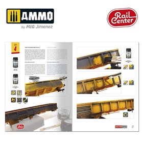 Ammo of MIG R1302 RAIL CENTER - SOLUTION BOOK MINI 03 How to Weather British Trains
