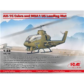 ICM 48298 AH-1G Cobra and M8A1 US Landing Mat