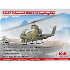 ICM 48298 AH-1G Cobra and M8A1 US Landing Mat 