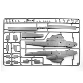 ICM 1:48 AH-1G Cobra + M8A1 US LANDING MAT