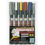 Mr.Hobby GMS-105 Gundam Marker Basic 6 Color Set