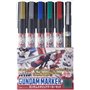 Mr.Hobby GMS-121 Gundam Marker Metallic Marker Set