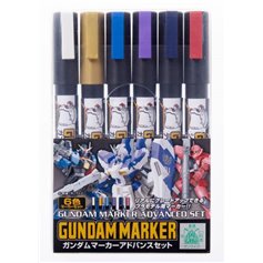 Mr.Hobby GMS-124 Zestaw markerów GUNDAM MARKER ADVANCED SET