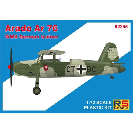 RS Models 92295 Arado Ar 76 WWII German Trainer