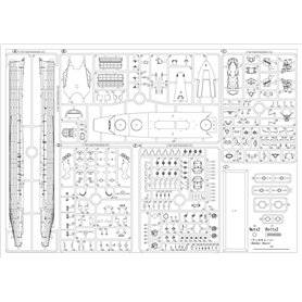 Pontos 70003R1 IJN Battleship Yamato 1941 1/700