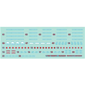 Pontos 70003R1 IJN Battleship Yamato 1941 1/700