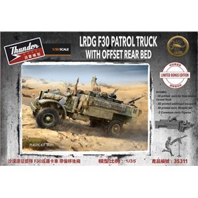 Thunder Model 1:35 LRDG F30 - PATROL TRUCK W/OFFSET REAR BED - LIMITED BONUS EDITION