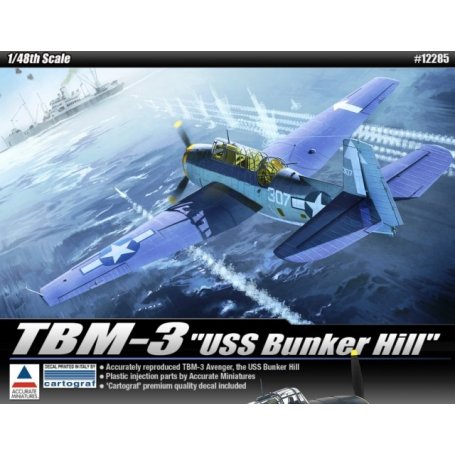 Academy 1:48 TBM-3 Avenger USS Bunker Hll