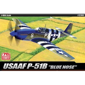 Academy 1:48 North American P-51B BLUE NOSE