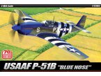 Academy 1:48 North American P-51B BLUE NOSE