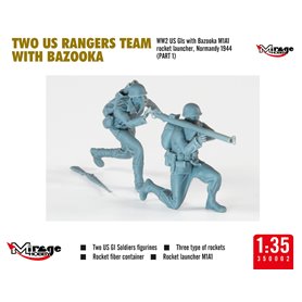 Mirage 1:35 TWO US RANGERS W/BAZOOKA