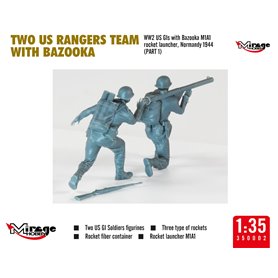 Mirage 1:35 TWO US RANGERS W/BAZOOKA