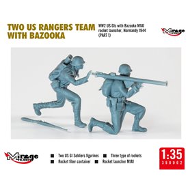 Mirage 1:35 TWO US RANGERS W/BAZOOKA