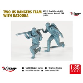 Mirage 1:35 TWO US RANGERS W/BAZOOKA