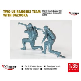 Mirage 1:35 TWO US RANGERS W/BAZOOKA