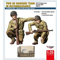 Mirage 1:35 TWO US RANGERS TEAM IN RECONNAISSANCE 