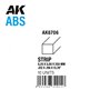 ABS Strips 0.25 x 5.00 x 350mm - ABS STR