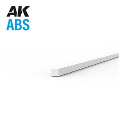 AK Interactive Profil płaski ABS STRIPS - 0.50mm x 0.50mm x 350mm - 10szt.