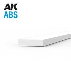 ABS Strips 0.75 x 3.00 x 350mm - ABS STR