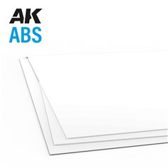 AK Interactive Arkusze ABS - 0.5mm x 245mm x 195mm - 3szt.