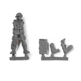 AK Interactive Zestaw farb z figurką US AIRBORNE DIVISION D-DAY