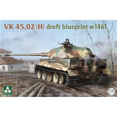 Takom 2191 VK 45.02 (H) Draft Blueprint w 1461