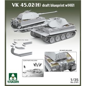 Takom 2191 VK 45.02 (H) Draft Blueprint w 1461