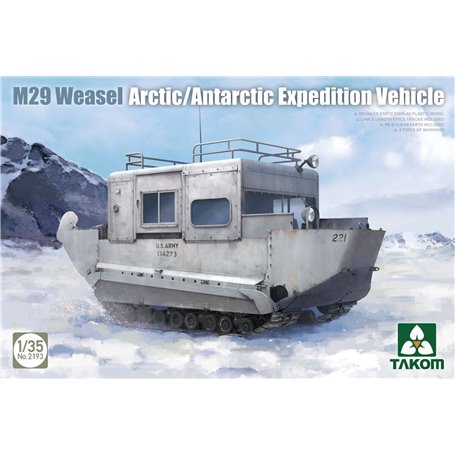 Takom 2193 M29 Weasel Arctic/Antarctic Expedition Vehicle