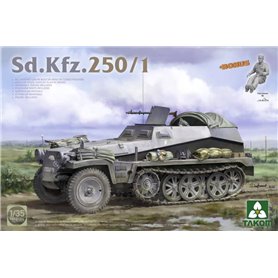 Takom 2194W Sd.Kfz. 250 BOX 250/1 + 250/3 "GREIF" + 1/16 Erwin Rommel