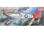 Academy 1:72 North American P-51C Mustang Red Tails w/pojazd naziemny