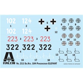 Italeri 1:35 Sd.Kfz. 184 Panzerjäger Tiger (P) Elefant