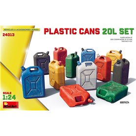 Mini Art 1:24 PLASTIC CANS 20 L SET