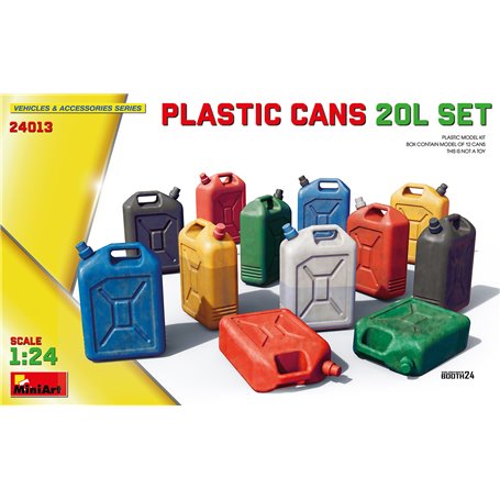 Mini Art 1:24 PLASTIC CANS 20 L SET